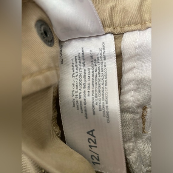 Carters khaki pants. Size 12 - Picture 6 of 8